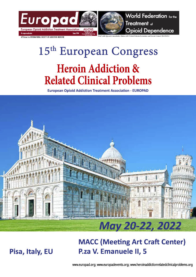 15th European Congress
Heroin Addiction & Related Clinical Problems