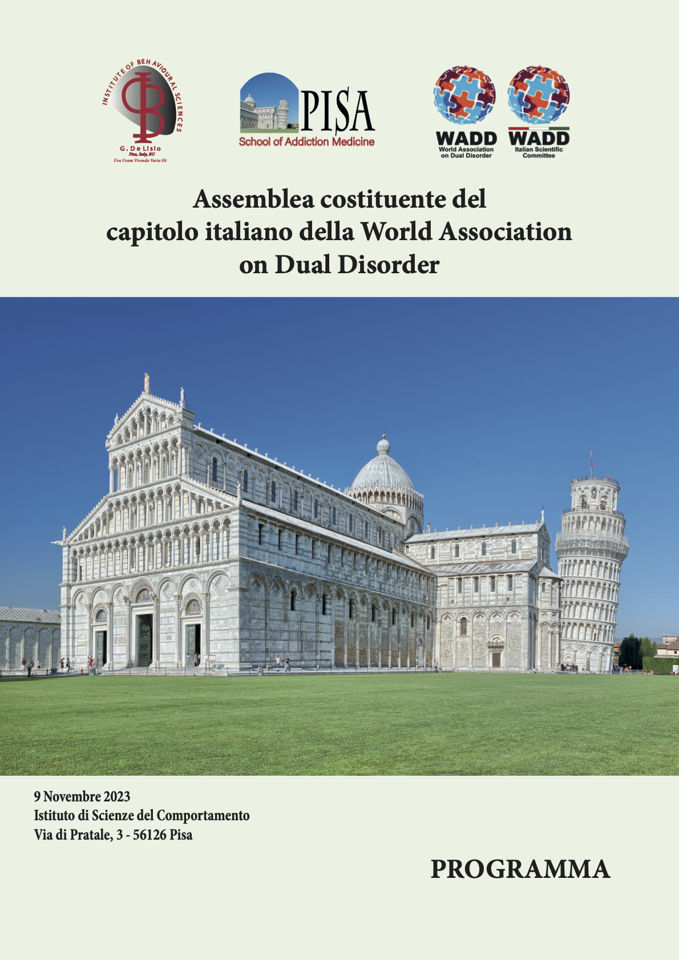 Assemblea costituente del capitolo italiano della World Association on Dual Disorder